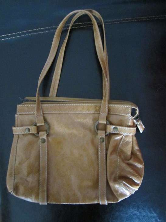 Sac à main brun clair Verra Pelle - made in Italy
