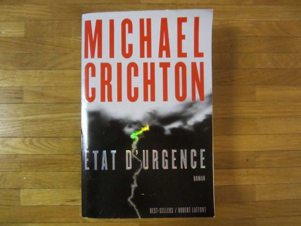 Livre grand format de Michael Crichton "Etat d'urgence"