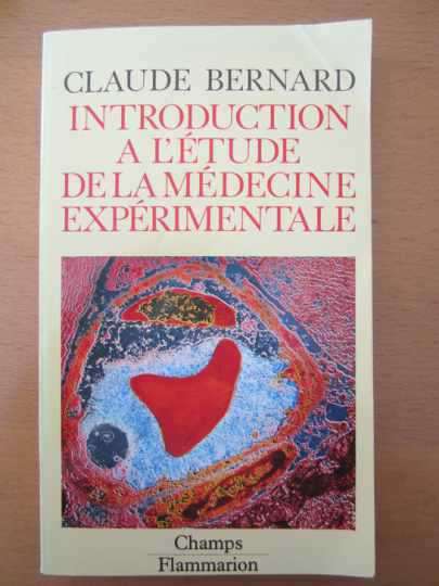 Livre "Introduction à l'étude de la médecine expérimentale"