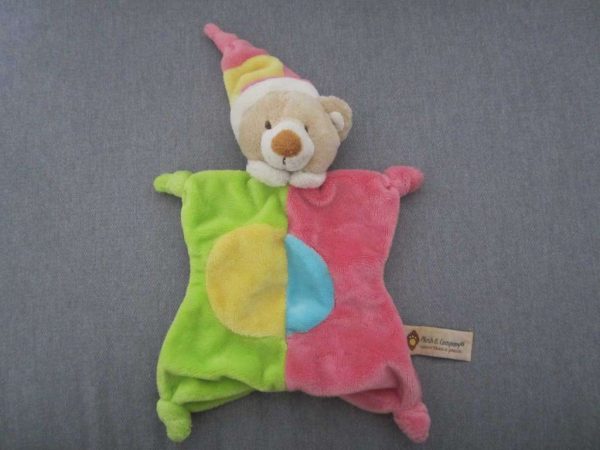 Doudou coloré (env. 20 cm) Plush & Company