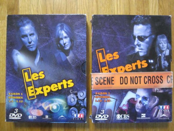 2 coffrets DVD l'intégrale de la saison 1 "Les Experts"