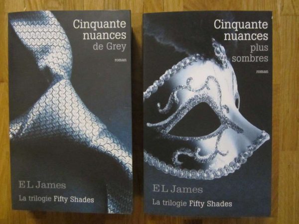 Lot de 2 livres Cinquante nuances de Grey + ... plus sombres