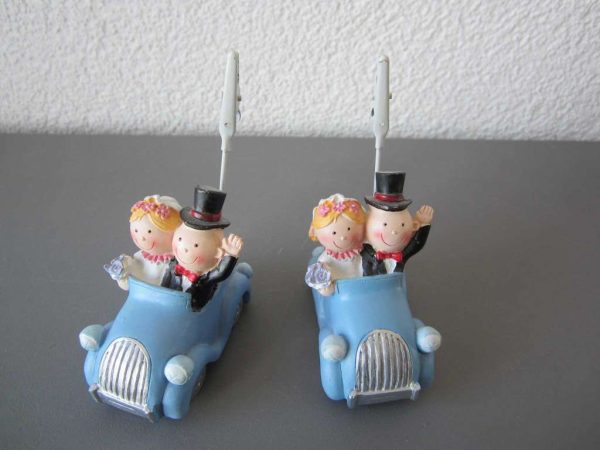 Lot de 2 porte-noms "mariage"
