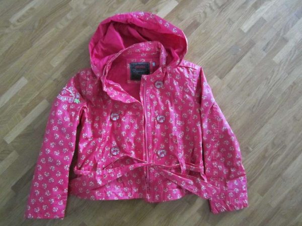 Veste de pluie rose "Catimini" (taille 114) 6 ans