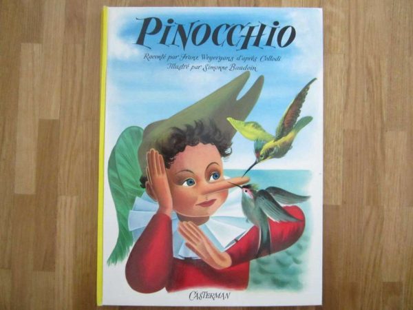 Livre Pinocchio - Casterman (ancienne édition)