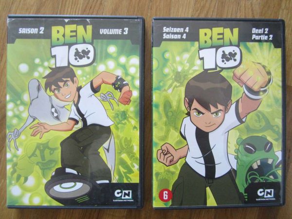 Lot de 2 DVD Ben 10 - Saison 2, volume 3 + Saison 4, partie 2