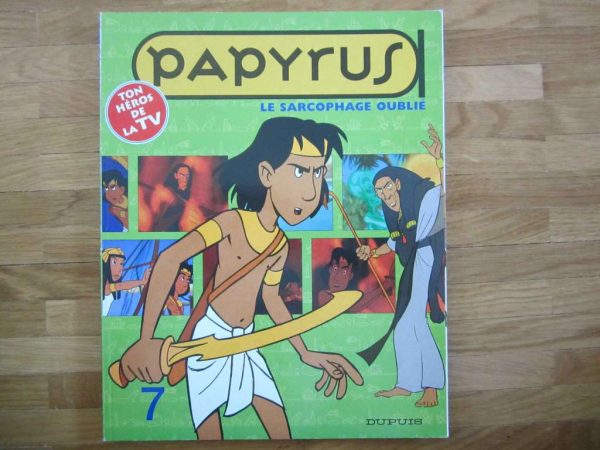 BD pour enfant Papyrus, Le sarcophage oublié (7) - Dupuis