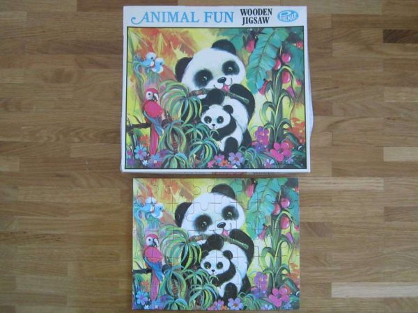 Puzzle en bois "Animal fun" (40 pièces) - Philmar