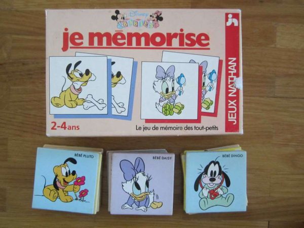 Je mémorise, le jeu de mémoire des tout-petits (2-4 ans)