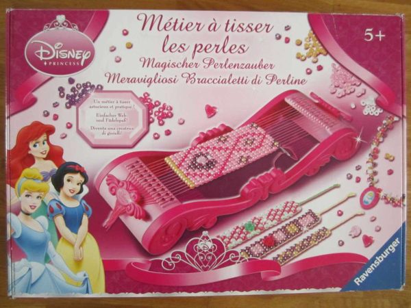 Jeu enfant "Métier à tisser les perles" Disney Princess (5+)