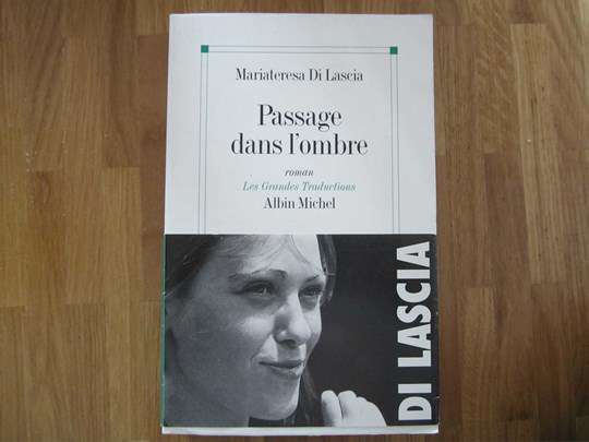 Livre "Passage dans l'ombre", roman de Mariateresa Di Lascia
