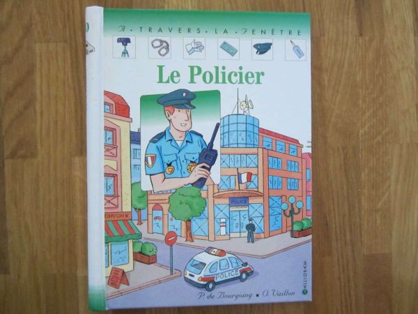 Livre "Le Policier" - A travers la fenêtre - Calligram