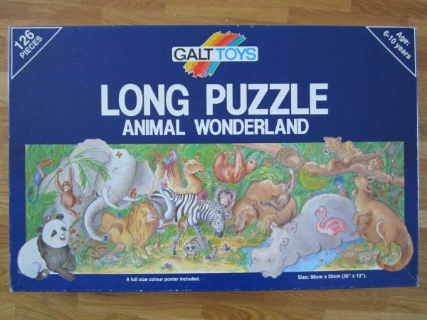 Long puzzle Animal Wonderland (126 pièces) - Galt Toys