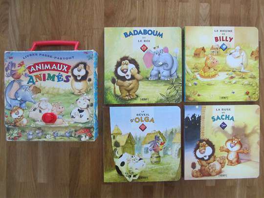 Coffret 4 livres "Animaux animés" livres Passe-partout