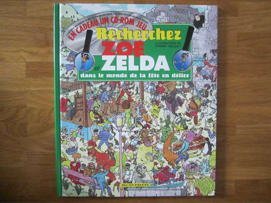 Livre "Recherchez Zoé et Zelda" dans le monde de la fête en 