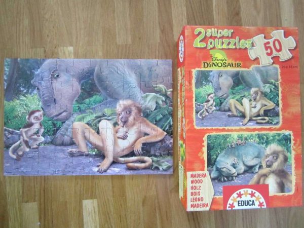1 puzzle en bois Disney's Dinosaur (50 pièces) - EDUCA
