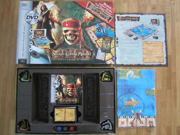 Jeu "Le Secret du Coffre Maudit" Jeu DVD La chasse au trésor