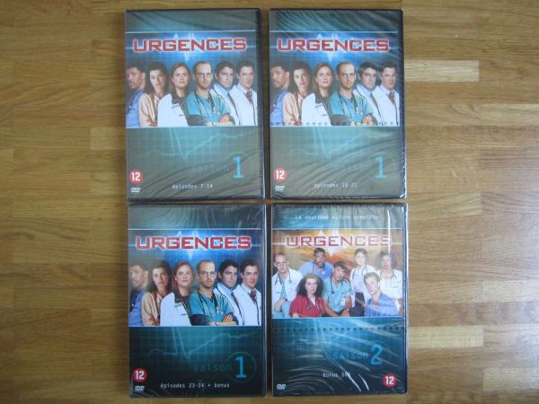 DVD Urgences, Saison 1 (3 DVD) + 2 (1DVD) neufs, emballés