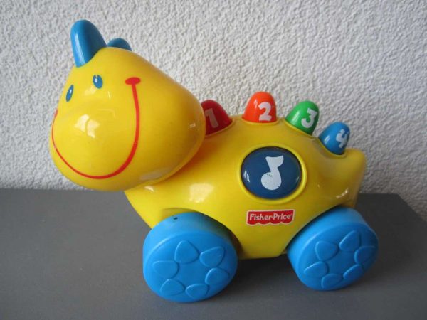 Jouet sur roulettes pour apprendre à compter + musique