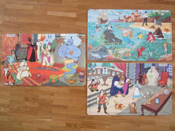 Lot de 3 puzzles Disney (3 x 45 pièces)