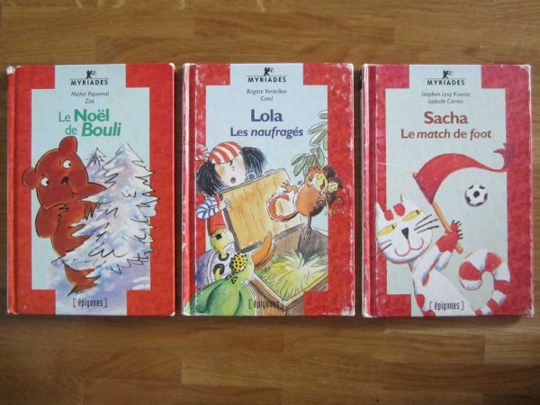 Lot de 3 livres Myriades / épigones