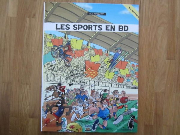 Les sports en BD, 1ère mi-temps, par Philert (en bon état)