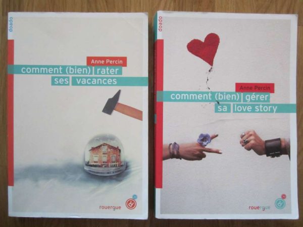 Lot de 2 livres d'Anne Percin - doado