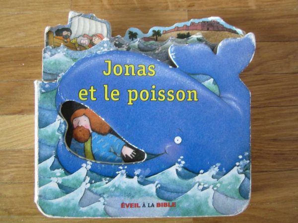 Petit livre cartonné Jonas et le poisson, Eveil à la Bible
