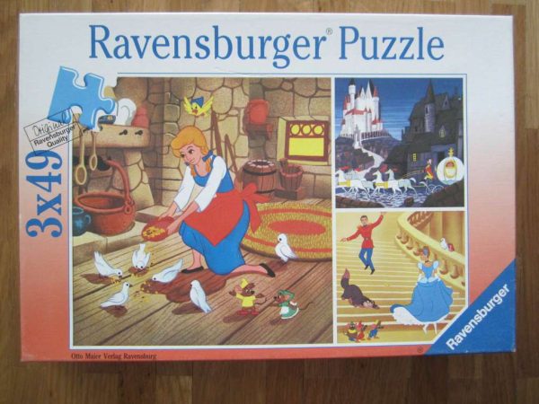 Puzzle Ravensburger "Cendrillon" (3 x 49 pièces)