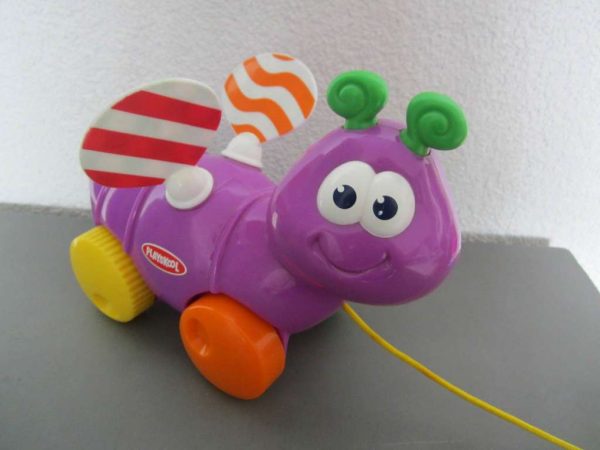 Papillon à roulettes à tirer Playskool