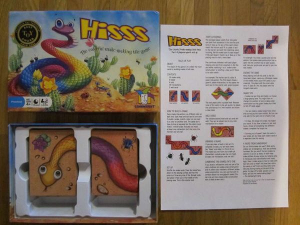 Jeu "Hisss" avec notice en anglais