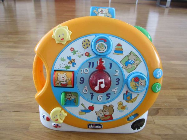 Chicco Eveil Rigol'Horloge Bilingue (français/anglais)