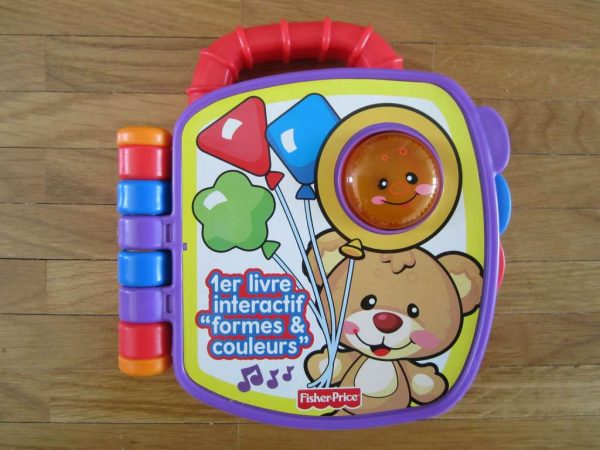 1er livre interactif "formes & couleurs" Fisher-Price
