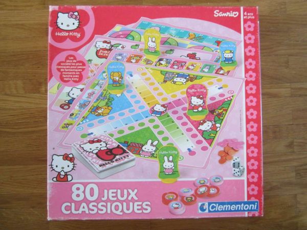 80 jeux classiques Hello Kitty - Clementoni (4 +)