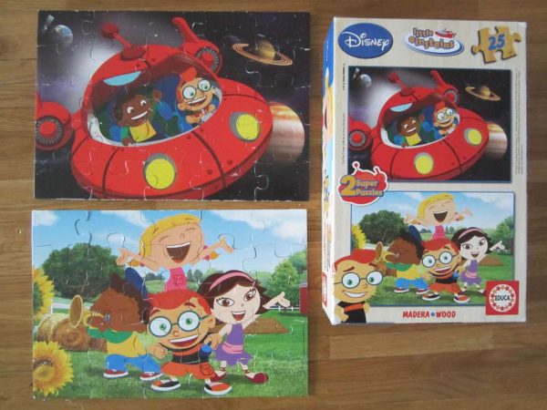 Lot de 2 puzzles Disney "little einsteins" 2 x 25 pces EDUCA