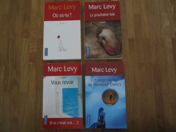 Romans de Marc Levy - Pocket (CHF 5 le livre)