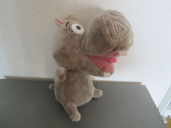 Peluche hippopotame "Madagascar" (env. 24 cm)