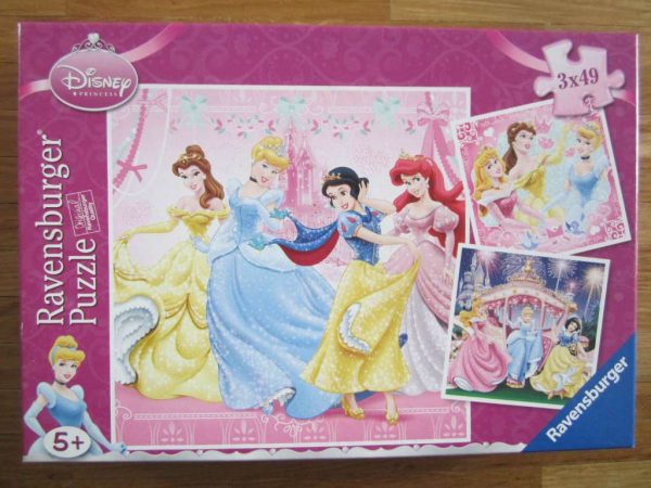 Puzzle Ravensburger (3 x 49 pièces) "Blanche Neige" NEUF