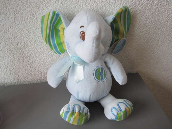Doudou "Teeny Elephant" bleu