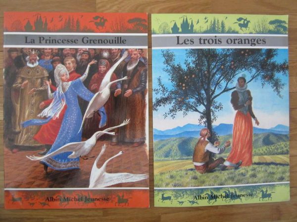 Lot de 2 livres Albin Michel Jeunesse (en très bon état)