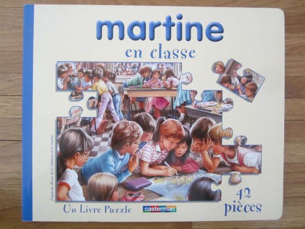Martine en classe, un livre puzzle (42 pièces) - Casterman