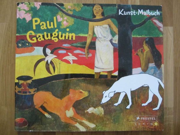 Livre en allemand : Kunst-Malbuch, Paul Gauguin
