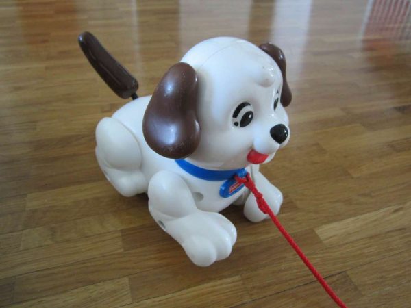 Chien à tirer blanc FisherPrice (d'occasion)