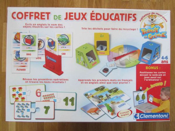 Coffret de jeux éducatifs - Teddy Le Génie - Clementoni