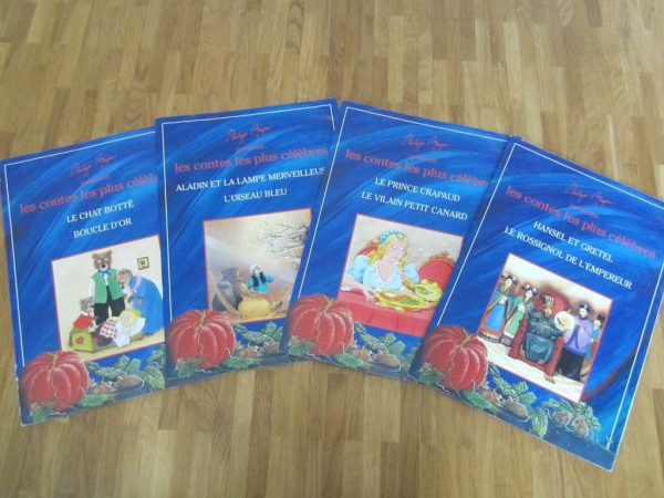 Lot de 4 livres grand format : Philippe auzou présente...