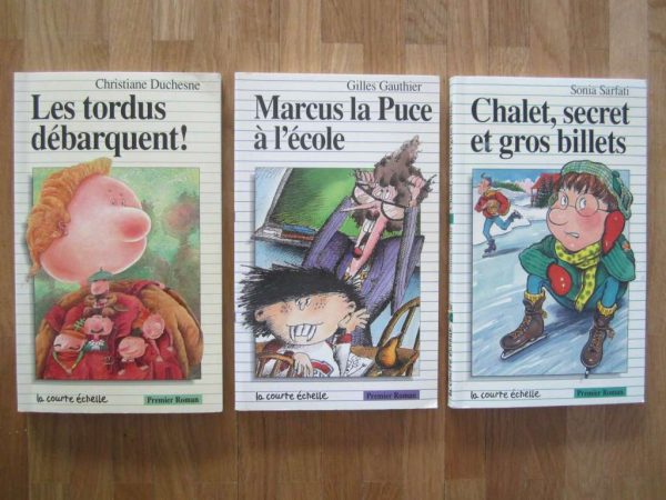 Lot de 3 livres la courte échelle - Premier Roman