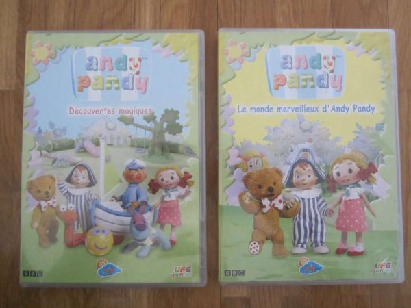 Lot de 2 DVD "Andy Pandy" (d'occasion)