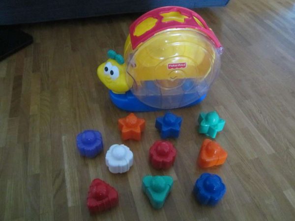 Escargot musical animablocs Fisher Price avec 10 pièces