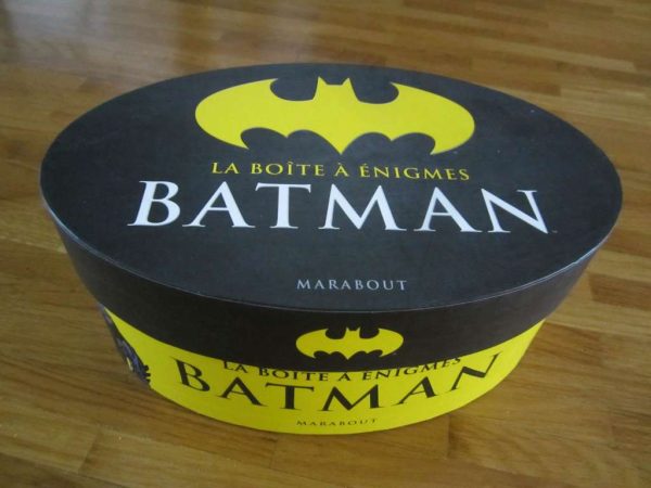 Jeu "La boîte à énigmes BATMAN" - Marabout (comme neuf)