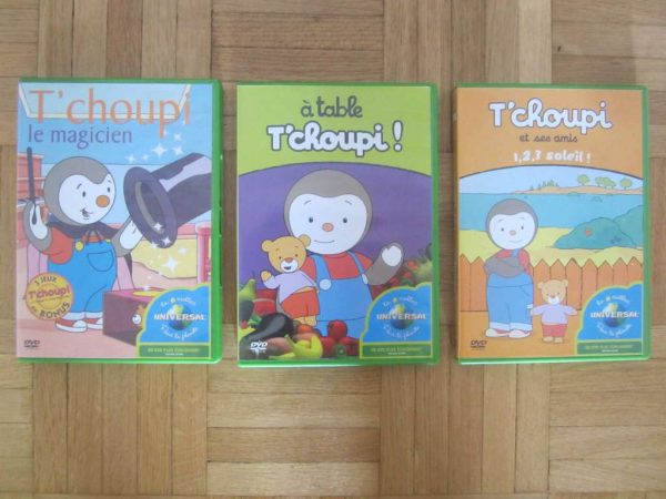 Lot de 3 DVD T'choupi